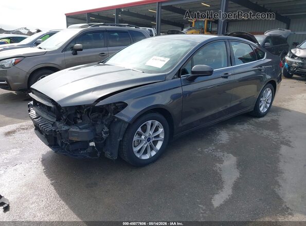3FA6P0HD9LR220115 2020 FORD FUSION Gray Przód lewy