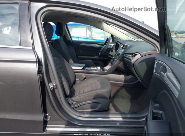 3FA6P0HD9LR220115 2020 FORD FUSION Gray Widok wnętrza z przodu