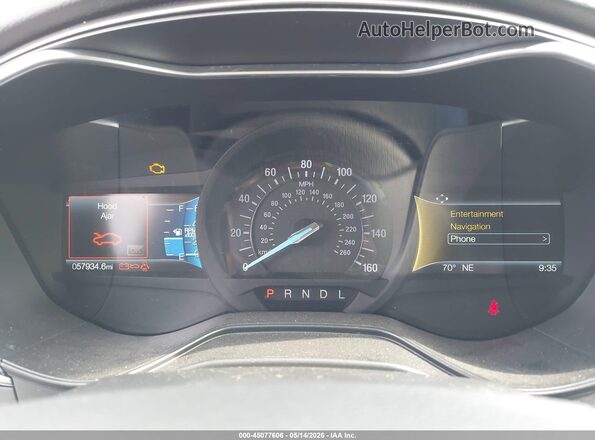 3FA6P0HD9LR220115 2020 FORD FUSION Gray Widok tylnych siedzeń