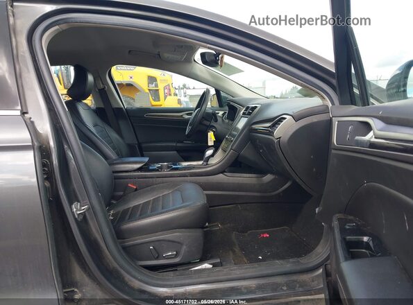 3FA6P0HDXGR356937 2016 FORD FUSION Серый Вид салона спереди