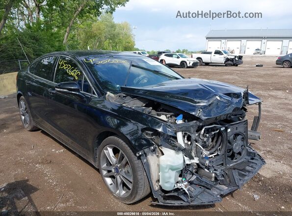 3FA6P0K90GR267138 2016 FORD FUSION Черный Передняя правая четверть