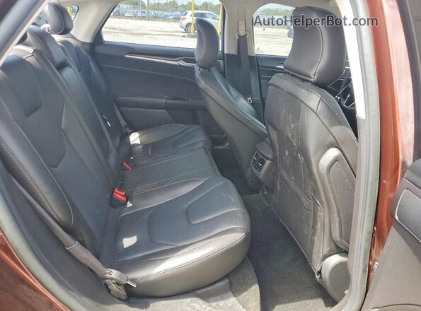 3FA6P0K93GR212845 2016 FORD FUSION Коричневый Вид задних сидений