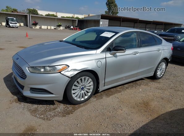 3FA6P0LU0GR357991 2016 FORD FUSION HYBRID Серебряный Передняя левая четверть
