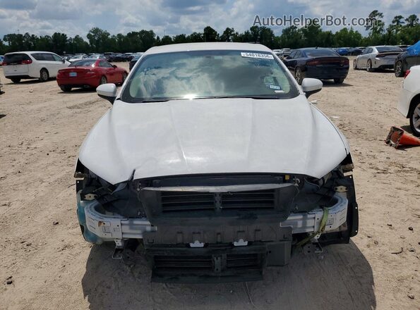 3FA6P0LU0JR188126 2018 FORD FUSION Белый Вид спереди