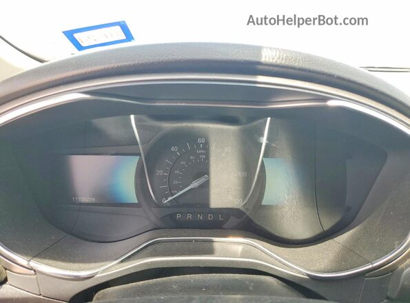 3FA6P0LU0JR188126 2018 FORD FUSION Белый Вид щитка приборов