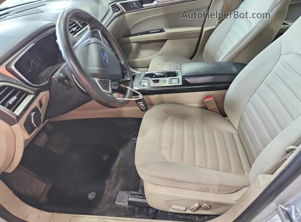 3FA6P0LU0JR235302 2018 FORD FUSION Silver წინა სალონის ხედი