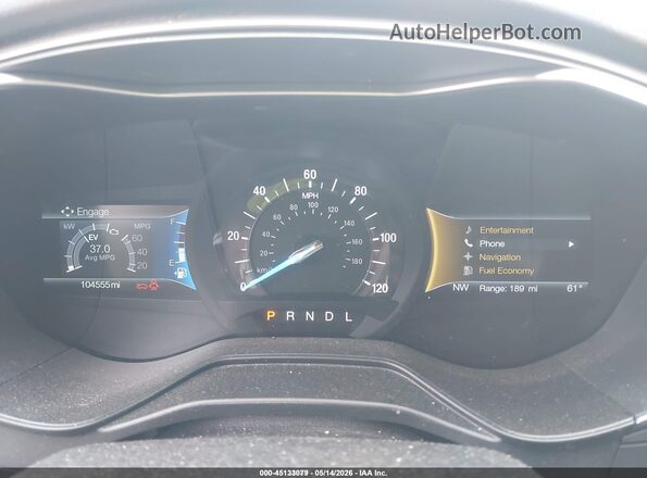 3FA6P0LU0LR200634 2020 FORD FUSION Black Vista de los asientos traseros