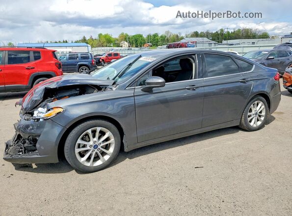 3FA6P0LU0LR266505 2020 FORD FUSION Gray Vista tres cuartos delantera izquierda