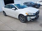 2017 Ford Fusion Hybrid Se White vin: 3FA6P0LU1HR314620