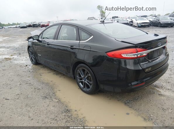 3FA6P0LU1JR248852 2018 FORD FUSION HYBRID Черный Задняя левая четверть