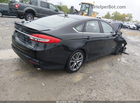 3FA6P0LU1JR248852 2018 FORD FUSION HYBRID Черный Задняя правая четверть