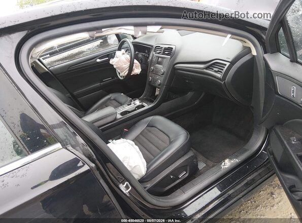 3FA6P0LU1JR248852 2018 FORD FUSION HYBRID Черный Вид салона спереди