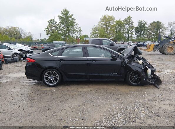 3FA6P0LU1JR248852 2018 FORD FUSION HYBRID Черный Панорамный вид салона 360°