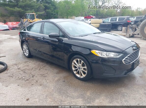 3FA6P0LU1LR196805 2020 FORD FUSION Black Przód prawy
