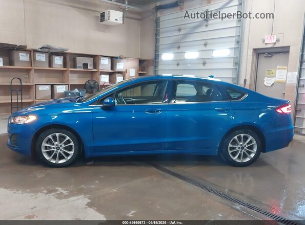 3FA6P0LU1LR200609 2020 FORD FUSION Blue Vista interior de 360 grados