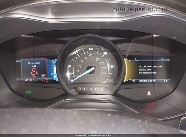 3FA6P0LU1LR200609 2020 FORD FUSION Blue Vista de los asientos traseros