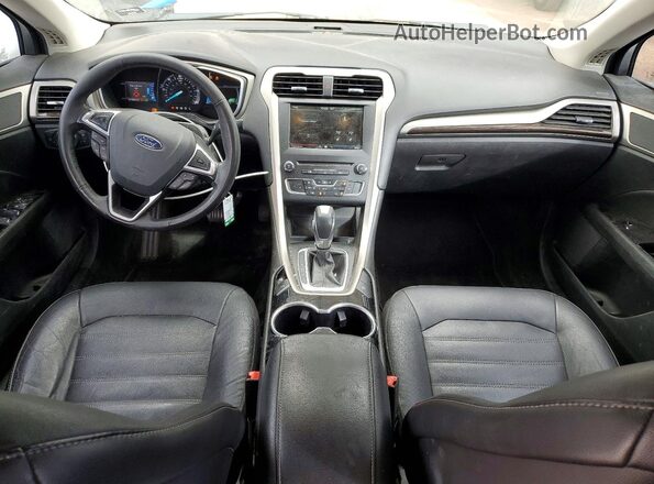 3FA6P0LU2GR115557 2016 FORD FUSION Silver Widok deski rozdzielczej