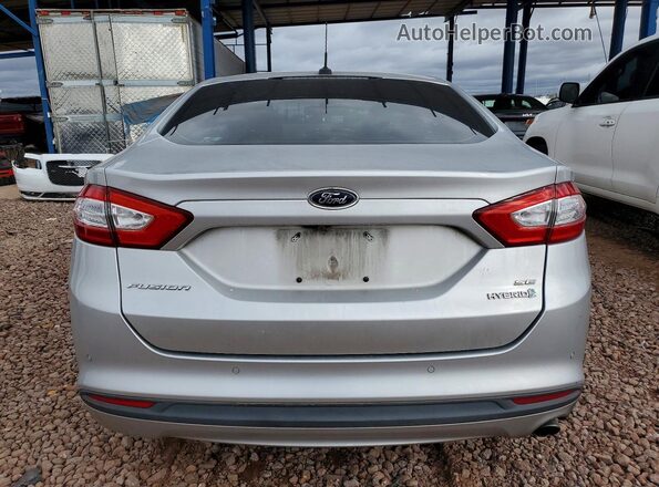 3FA6P0LU2GR115557 2016 FORD FUSION Silver Widok z tyłu