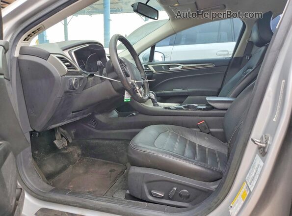 3FA6P0LU2GR115557 2016 FORD FUSION Silver Widok wnętrza z przodu