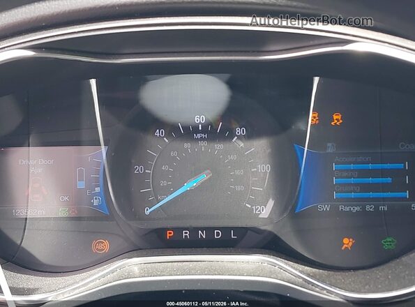 3FA6P0LU2HR136460 2017 FORD FUSION HYBRID Белый Вид задних сидений