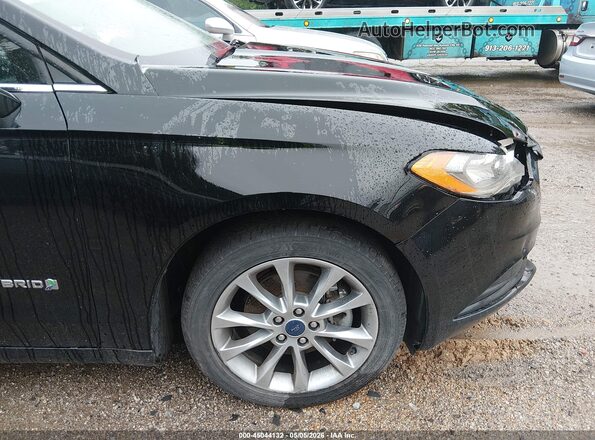 3FA6P0LU2HR195881 2017 FORD FUSION HYBRID Black 