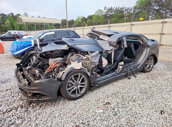 3FA6P0LU2HR300113 2017 FORD FUSION Угольный Передняя левая четверть
