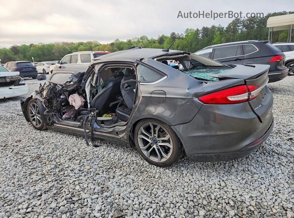 3FA6P0LU2HR300113 2017 FORD FUSION Угольный Задняя левая четверть