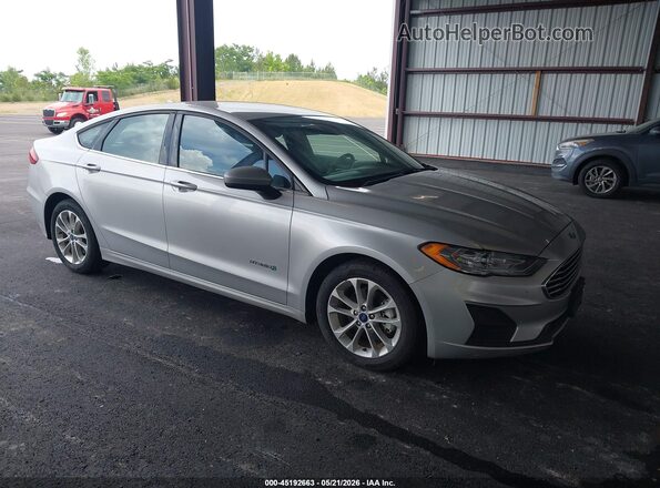 3FA6P0LU2KR115745 2019 FORD FUSION HYBRID Silver წინა მარჯვენა