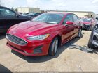 2019 Ford Fusion Hybrid Se Красный vin: 3FA6P0LU2KR131461