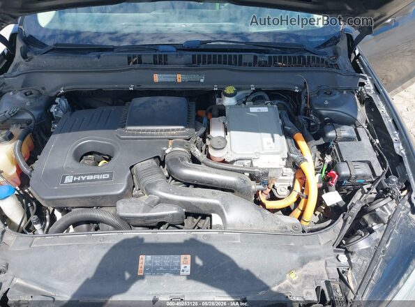 3FA6P0LU2KR261594 2019 FORD FUSION HYBRID Серый Вид сзади
