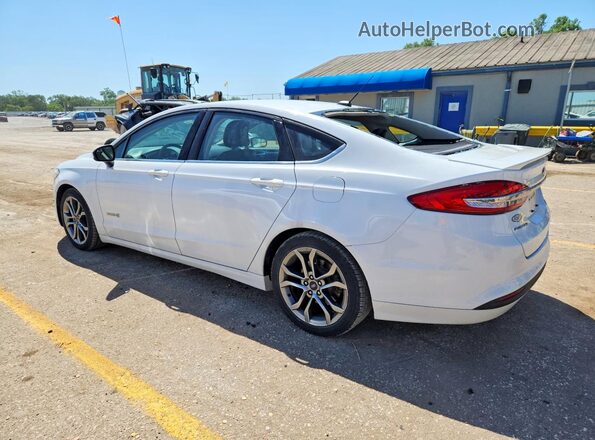 3FA6P0LU3HR217077 2017 FORD FUSION Белый Задняя левая четверть