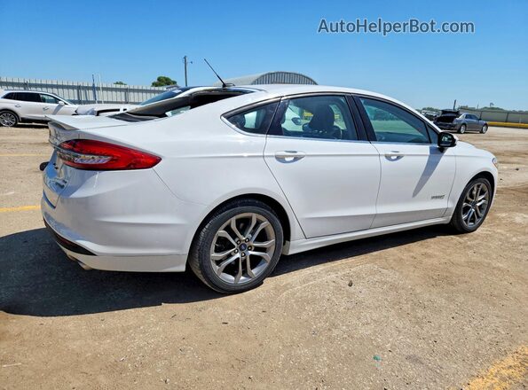 3FA6P0LU3HR217077 2017 FORD FUSION Белый Задняя правая четверть