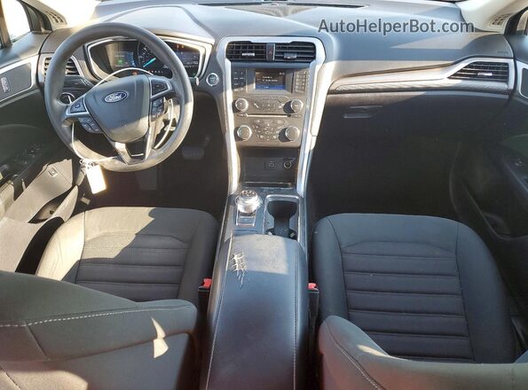 3FA6P0LU3JR208658 2018 FORD FUSION Серебряный Вид панели приборов