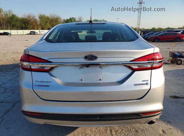 3FA6P0LU3JR208658 2018 FORD FUSION Серебряный Вид сзади