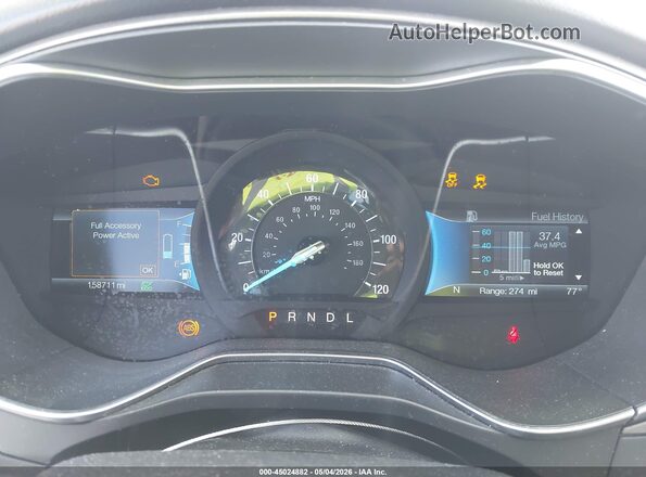 3FA6P0LU3JR269539 2018 FORD FUSION HYBRID Silver Vista de los asientos traseros