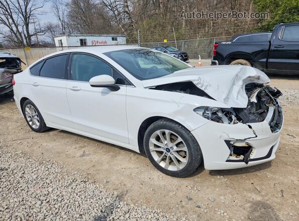 3FA6P0LU3LR163420 2020 FORD FUSION White Przód prawy
