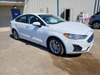 2020 Ford Fusion Se White vin: 3FA6P0LU3LR203124