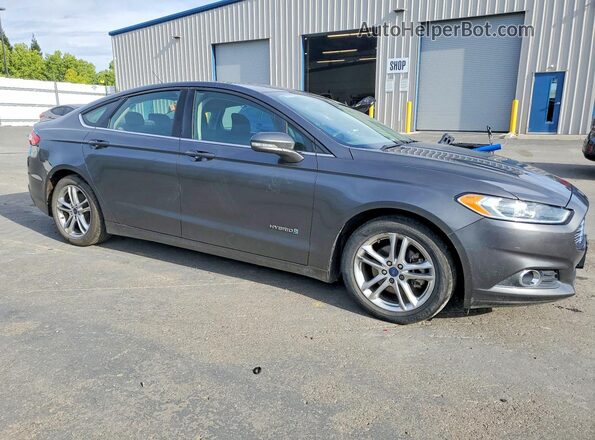 3FA6P0LU4GR351546 2016 FORD FUSION Серый Передняя правая четверть