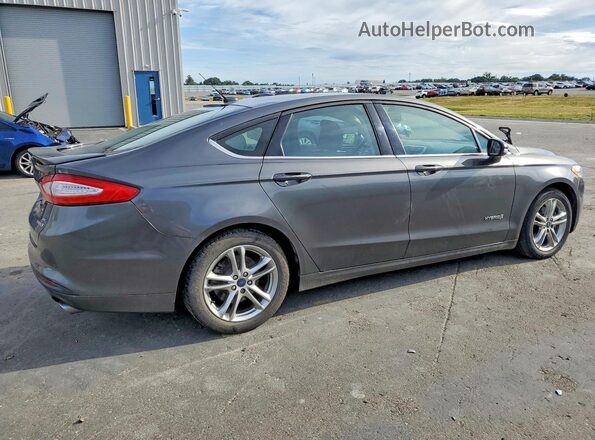 3FA6P0LU4GR351546 2016 FORD FUSION Серый Задняя правая четверть