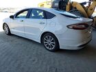 2017 Ford Fusion Se Hybrid Белый vin: 3FA6P0LU4HR319133