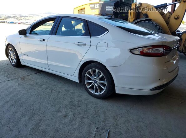 3FA6P0LU4HR319133 2017 FORD FUSION Белый Задняя левая четверть