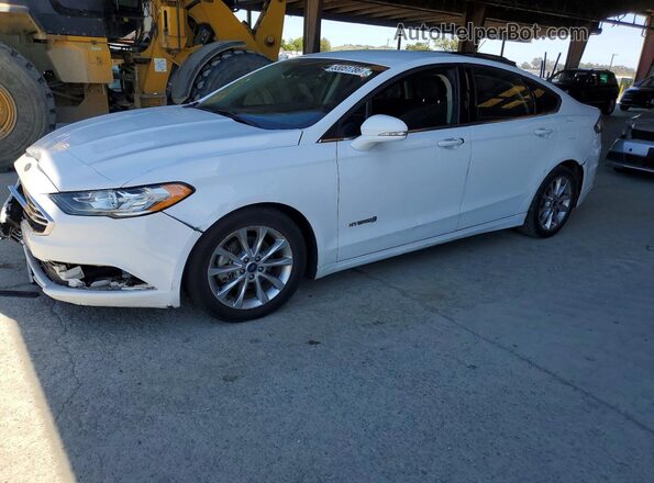 3FA6P0LU4HR319133 2017 FORD FUSION Белый Передняя левая четверть