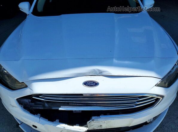3FA6P0LU4HR319133 2017 FORD FUSION Белый Вид задней части салона