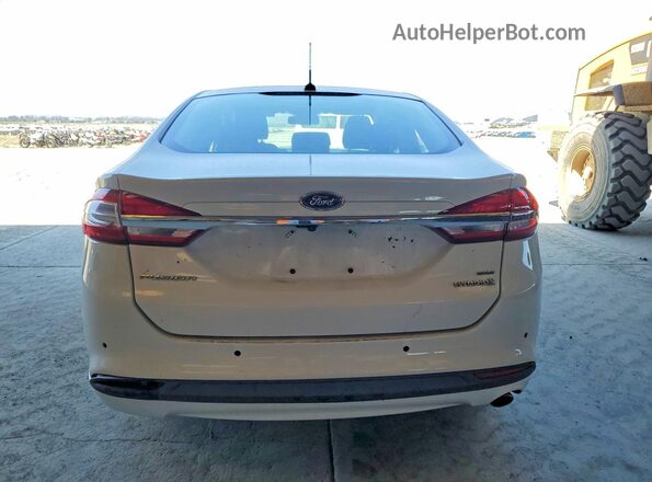 3FA6P0LU4HR319133 2017 FORD FUSION Белый Вид сзади