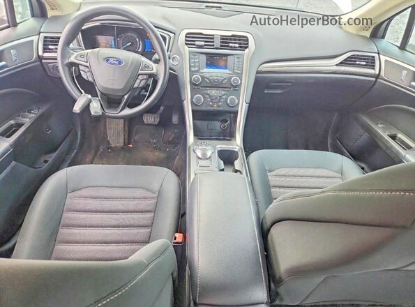 3FA6P0LU4JR160474 2018 FORD FUSION Белый Вид панели приборов
