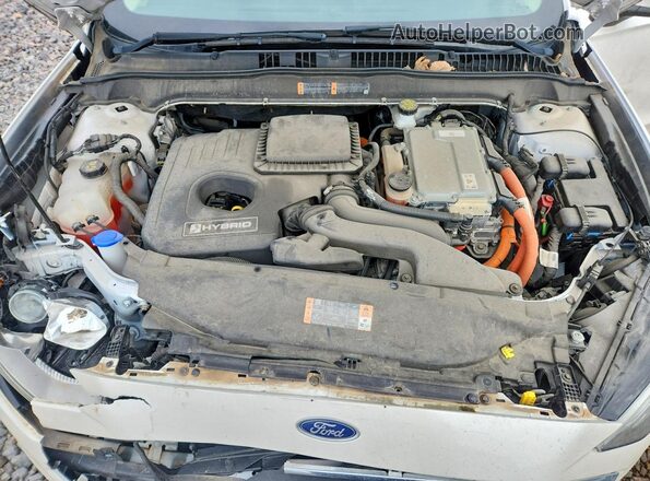 3FA6P0LU4JR160474 2018 FORD FUSION Белый Вид задней части салона