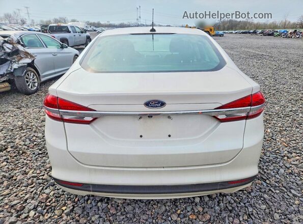 3FA6P0LU4JR160474 2018 FORD FUSION Белый Вид сзади