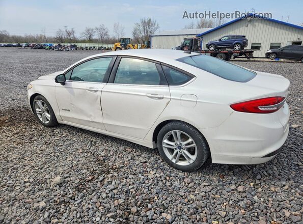 3FA6P0LU4JR160474 2018 FORD FUSION Белый Задняя левая четверть