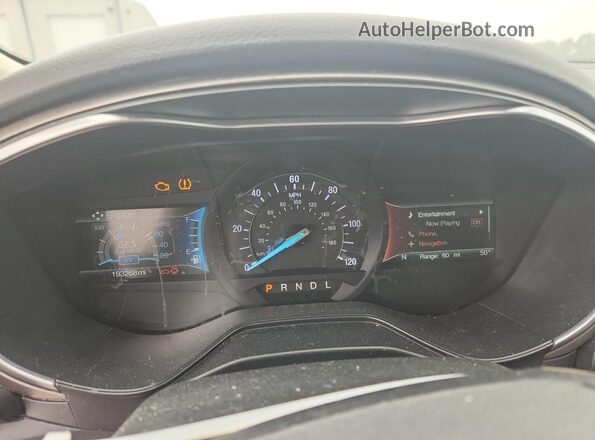 3FA6P0LU4KR240925 2019 FORD FUSION Черный Вид щитка приборов