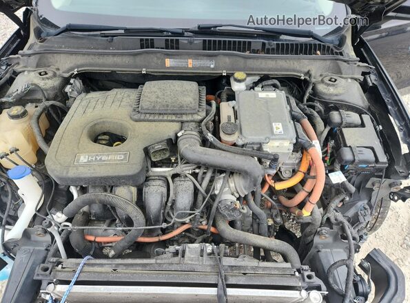 3FA6P0LU4KR240925 2019 FORD FUSION Черный Вид задней части салона